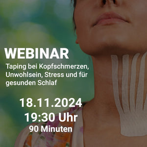 Webinar - Lymph taping for migraines, malaise, dizziness and nausea (90 minutes)