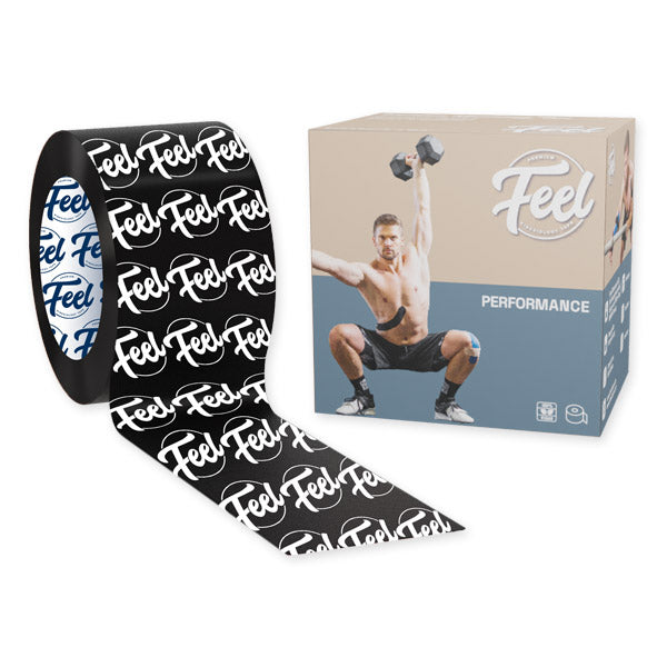 Feel Performance Tape - 5cm x 5m - Schwarz Logo