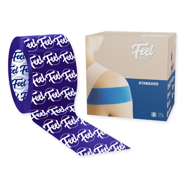 Feel Standard Tape - 5cm x 5m - Navy Blue Logo