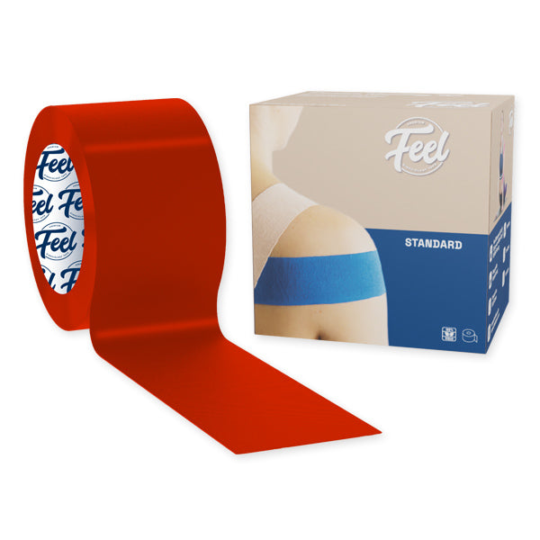 Feel Standard Tape - 5cm x 5m - Rot